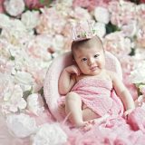talya น้องทาเรีย pink blossom ถ่ายภาพแรกเกิด ท้าวคาง