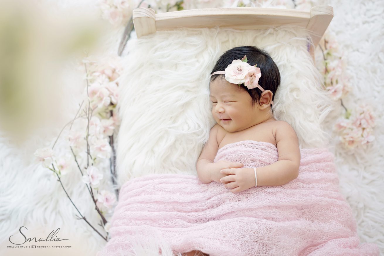 smile newborn sakura